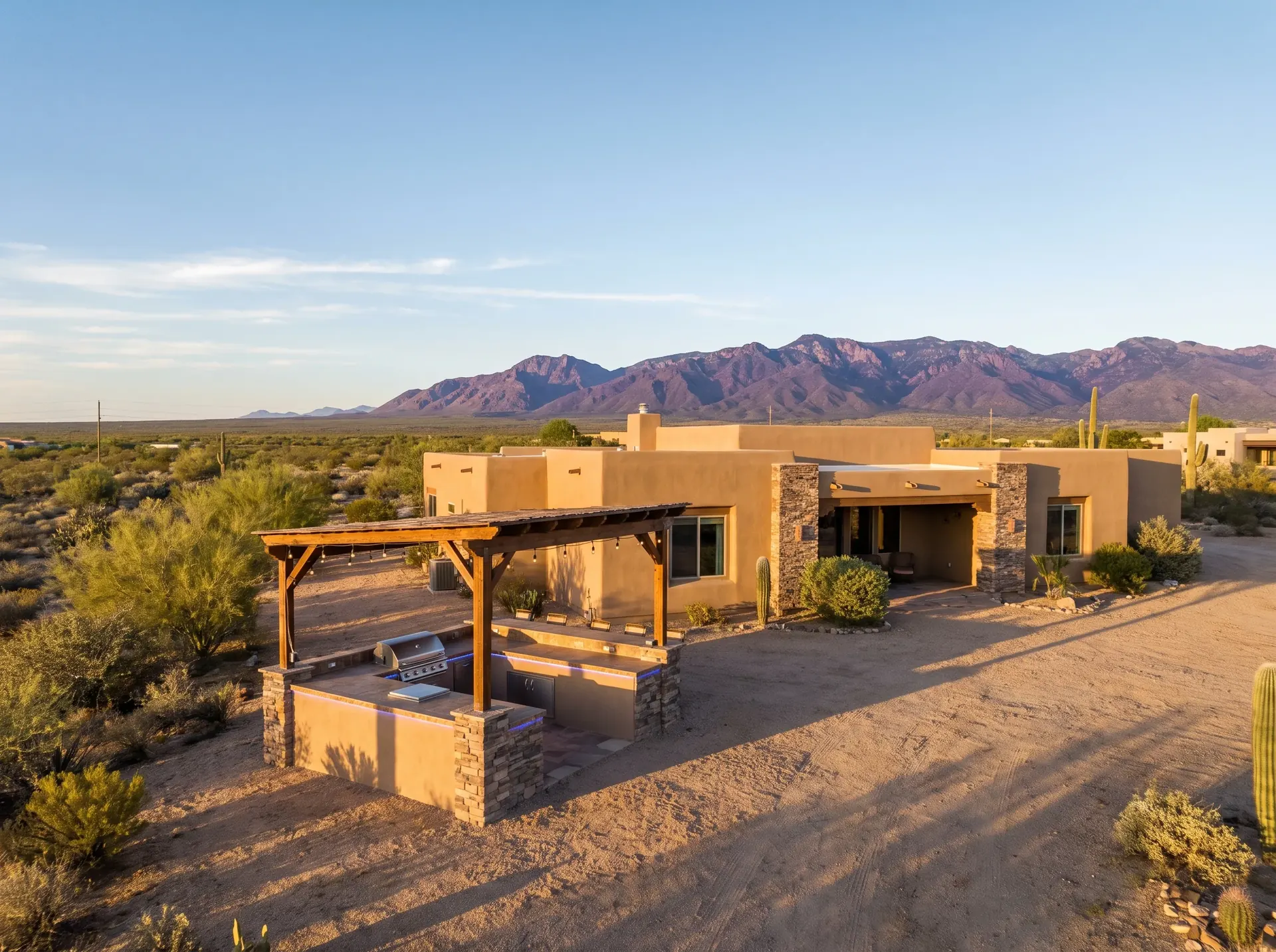 Corona de Tucson home on a large lot with Santa Rita views