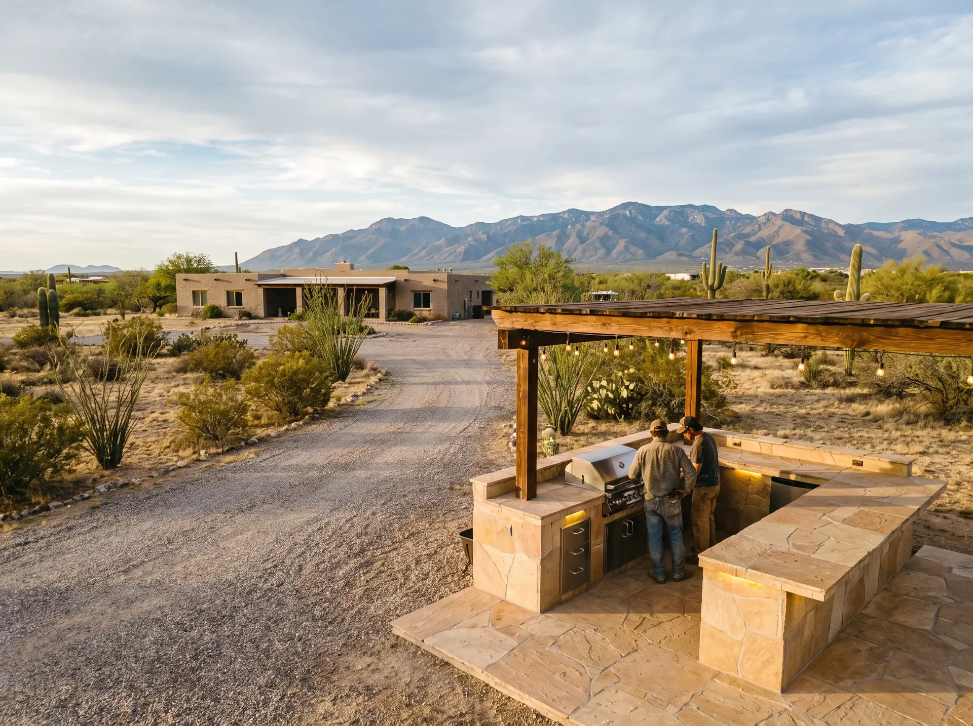 Rural Vail property on acreage with Rincon mountain views